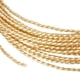 thumbnail image 1 of Alambre de joyería de latón dorado de calibre 18 de 20 pies, 1 mm de grosor, redondo, para manualidades, para hacer abalorios, anillos y otras manualidades de joyería., 1 of 9