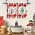 thumbnail image 2 of &nbsp;SOME THING Red Nutcrackers Tree Christmas Kitchen Towels Dish Towels, 18x26 Inch Gift Box Snowflake Winter Decoration Hand Towels Set of 2, 2 of 6