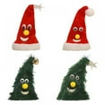 thumbnail image 5 of KEINXS Plush Musical Dancing Christmas Hat-Funny  Santa Hat Adults Kids, 5 of 5