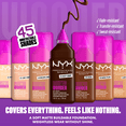 thumbnail image 4 of NYX Professional Makeup Make 'EM Wonder, 24H Soft Matte Foundation Makeup, WARM WALNUT 41, 4 of 8