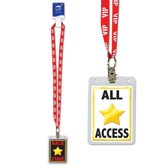 Beistle - VIP Party Pass - 25" - Pack of 12