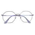 thumbnail image 2 of Fvsianol Blue Light Blocking Glasses Ultra light Octagonal Glasses Octagon Frame Blue Light Blocking Glasses Unisex Clear View Strong Hinge Eye Protection Spectacles, 2 of 7