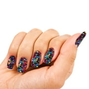 L.A. COLORS Glitter Vibes Nail Polish, Party Time, 0.44 fl oz