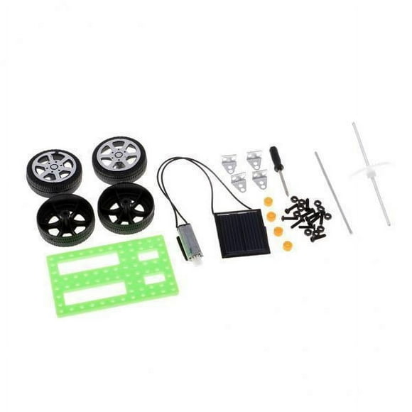 Yinanstore 4X DIY Assembled RC Car Model Solar Energy Car Toy Science Intelligence Puzzle 4 Pcs