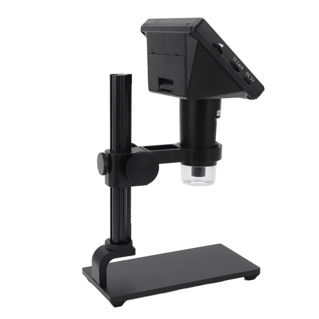 Microscopio digital LCD de 43 pulgadas microscopio USB con aumento de 1-1000X Cámara de video Microscopio estéreo 720P con pantalla HD Microscopio de soldadura con soporte de