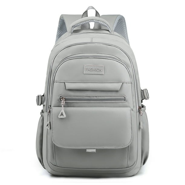 Mochila Mujer Moda Mochilas Escolares Impermeable con Colgante para Deportes (Gris) Likrtyny Para Estrenar