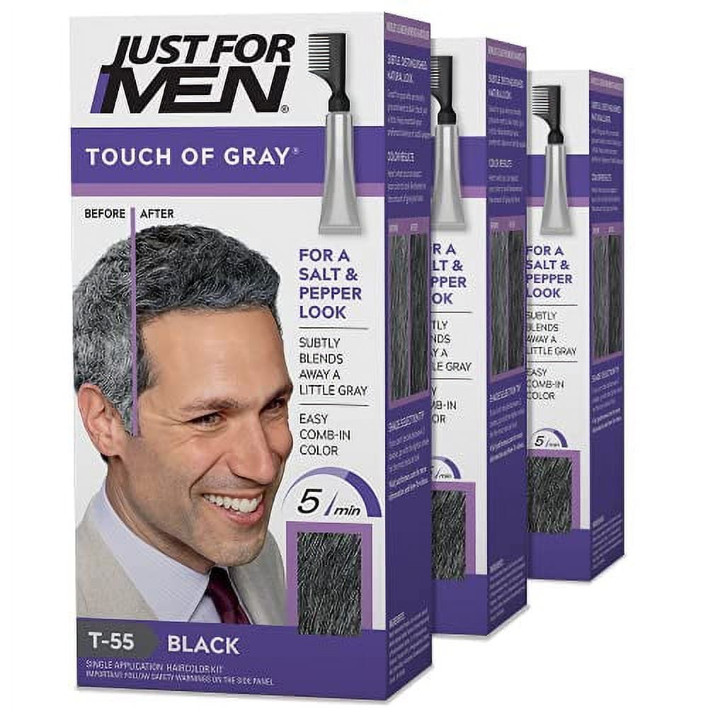 Just For Men Touch of Gray, Hair Coloring with Comb Applicator