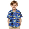 thumbnail image 7 of OGLCCG Boys Hawaiian Shirt Tropical Short Sleeve Casual Button Down Tops for Youth Kids Summer Shirt with Pocket 2-15 Years, 7 of 7