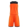 thumbnail image 6 of Maqroz Basketball Jersey Set for Men V Neck Sleeveless Tank Top Mesh Breathable Athletic Shorts Team Uniform Sports Training Two Piece Outfit Size 3-15 Years, 6 of 6