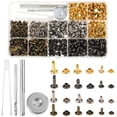 thumbnail image 1 of Ruiboury Sturdy And Durable Leather Rivets For Wide Application Different Sizes And Colors Easy, 1 of 6