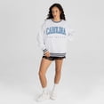 thumbnail image 3 of Women's Gameday Couture Ash North Carolina Tar Heels Easy Energy Sweatshirt, 3 of 5