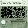 thumbnail image 2 of 1 Bag 2Pcs Mirror Wall Stickers Square Self Adhesive Acrylic Mirror Sheets with 30Pcs Flat Round Acrylic Double-sided Circles Bees Pattern Sticker: 300x300x1mm, 2 of 7