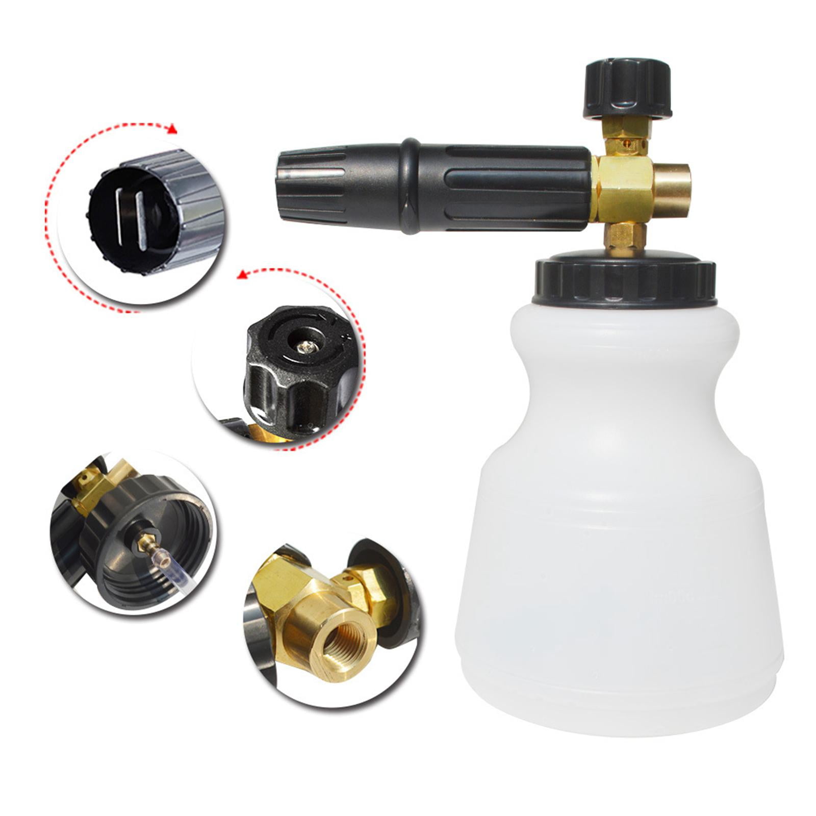 0.22 Gallon Car Wash Foam Sprayer Brass Heavy Duty Adjustable Quick