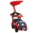 thumbnail image 1 of Montable Correpasillos para Niños con Luz y Sonido Bastón con Toldo Protector - Rojo, 1 of 5