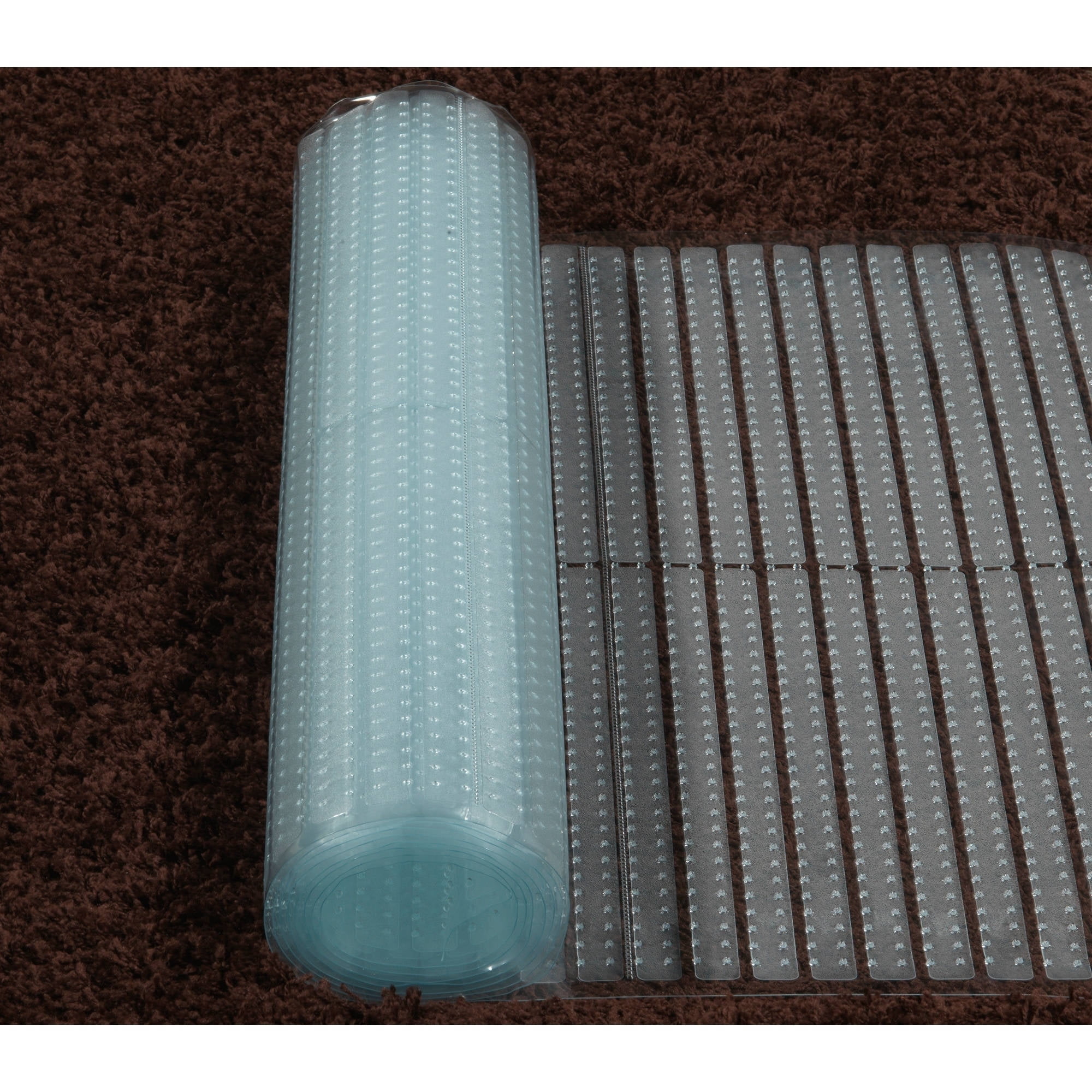 JVL Carpet Protector Mat Roll Plastic Hollow Runner Multi-Grip Ribbed Rug 1-28ft 