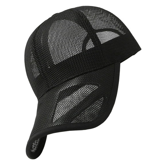 HOMEMAXS Visor Hat for Men Breathable Mesh Cap Women's Hat Men and Women 56x11cm Black