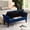 Blue, variant on EHANCIS 51.5" Ottoman with Storage and Arms, Tufted Upholstered Storages Bench with Flip Top & Sturdy Frame for Living Room,Office, Footboard and Bedroom (Gray)