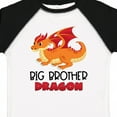 thumbnail image 4 of Inktastic Big Brother Cute Red and Orange Dragon Boys Toddler T-Shirt, 4 of 5
