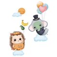 thumbnail image 1 of Arce calabaza ardilla ventana pegatinas acción de gracias decoración para el hogar otoño Arce pared pegatina niños habitación pegatina Muraux xuanjing  unisex, 1 of 2