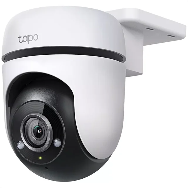 TAPO Cámara de seguridad para exteriores TAPO C500 rotación 360° Audio bidireccional Protección IP65 Detección de personas CCTV Máxima seguridad Visión nocturna Smart AI Modo Privado