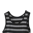 thumbnail image 4 of Bixock Workout Set for Women,2 Piece Set for Women Sleeveless Crew Neck Tank Top and Shorts Stripe Print Loungewear Set, 4 of 5