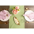 thumbnail image 4 of DII Solid Bright Green Heavyweight Fringed Table Runner, 4 of 7