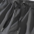 thumbnail image 3 of EOYWHK Mens Drawstring Shorts with Pockets Drawstring Mens Elastic Waist Shorts Soft Lightweight Breathable Active Shorts for Men Gray, Size M, 3 of 9