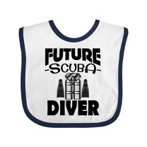Inktastic Future Scuba Diver Boys or Girls Baby Bib