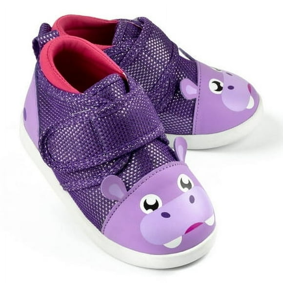 ikiki Squeaky Shoes for Toddlers wAdjustable Squeaker (5, Patty Potamus)