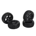 thumbnail image 3 of RC Car Tires Set, Pentagram Designed RC Car Wheels Plastic  For 1/16 Car Model, 3 of 8