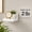 White, variant on 2-Pack Wall-Mounted Display Ledges with 4 Medium Adhesive Strips, Damage-Free Hanging Floating Shelves for Lightweight Indoor Decor, White