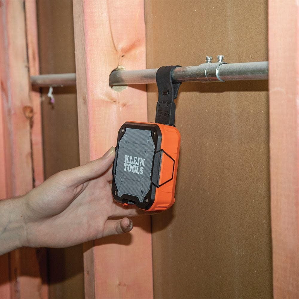 Klein Tools Bluetooth Speaker with Magnetic Strap, Orange/Black, AEPJS2