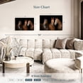 thumbnail image 4 of Elephant Stock Brown Stallion Horses Wall Art - Horizontal Canvas Wall Art - Living Room Wall Decor - Animal Canvas - Black And Brown Decor - 30" x 20", 4 of 8
