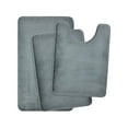 thumbnail image 2 of Chmadoxn Bathroom Rugs, Rugs for Living Room, Area Rug, Bath Mat Three Piece Flannel Set Bathroom Absorbent Mat Thickened Sponge Floor Mat Bathroom Carpet Bathroom Non Slip Door Mat Flannel floor, 2 of 3