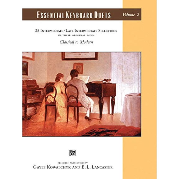 Pre-Owned Essential Keyboard Duets, Vol. 2: 25 Intermediate/Late Intermediate Selections, Classical to Modern (Alfred Masterwork Editions) (Plastic Comb) 0739023209 9780739023204