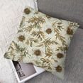 thumbnail image 7 of BANET  Pinecone Decorative Throw Pillow Case Pack of 2, Scenery Illustration of Hand Painted Pine Tree Branches and Sepia Cone, Couch Bedroom Living Room Cushion Cover, Pale Sage Green 24x24in, 7 of 7