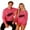 Valentines Day Sweatshirt-A19 Hot Pink, variant on Mifsaly Valentine's Day Couple Matching Weatshirts Hearts Print Long Sleeve Shirts Oversized Cotton Tshirts Wife Girlfriend Gifts Hoodie Funny Festival Unisex Clothes