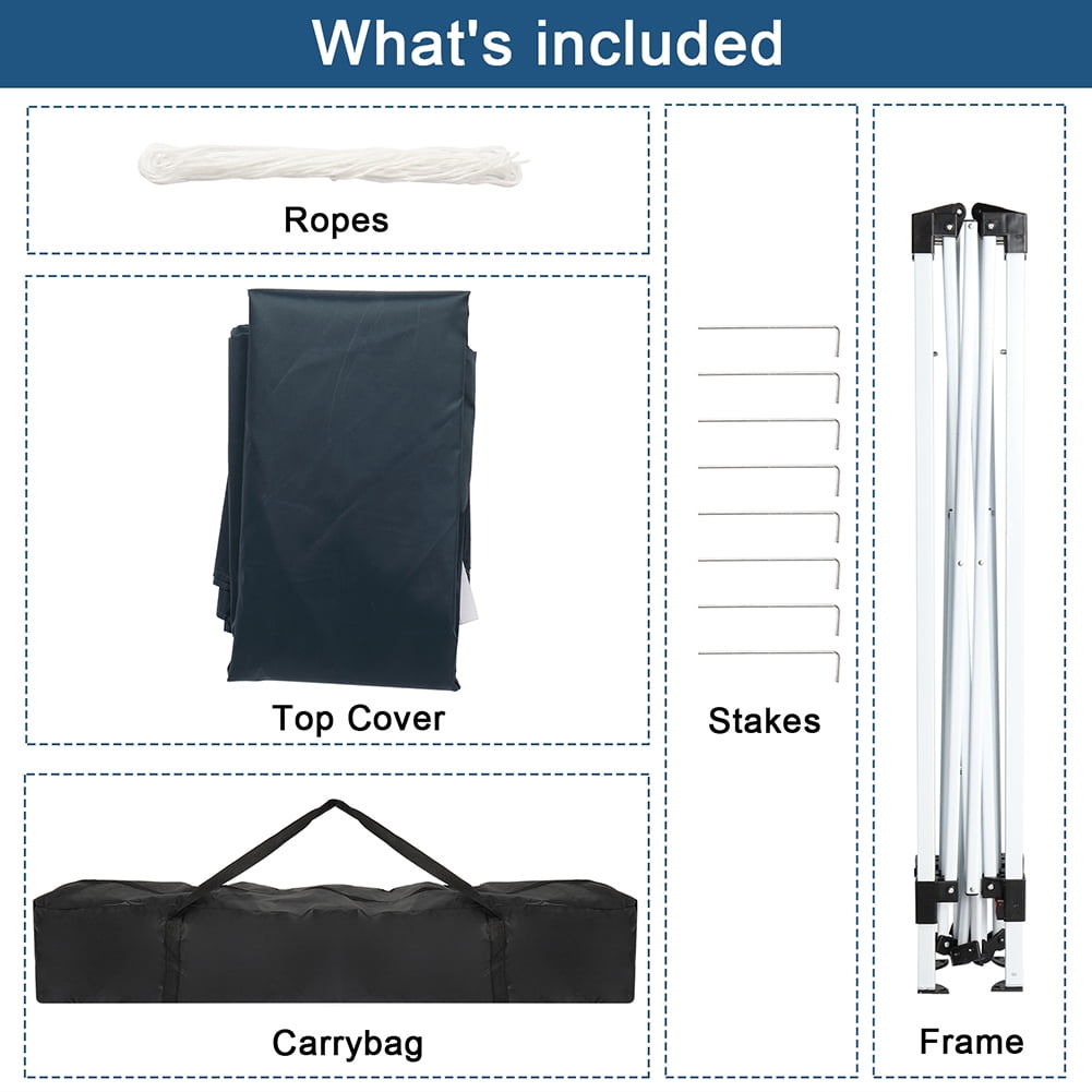 Aimee Lii 78"x78" Canopy Tent Awnings for Decks, Backyard Canopy Gazebo, Awnings for Patio Waterproof, Outdoor Patio Awnings for Party Camping BBQ Events, Blue Aimee Lii 78"x78" Canopy Tent Awnings for Decks, Backyard Canopy Gazebo, Awnings for Patio Waterproof, Outdoor Patio Awnings for Party Camping BBQ Events, Blue