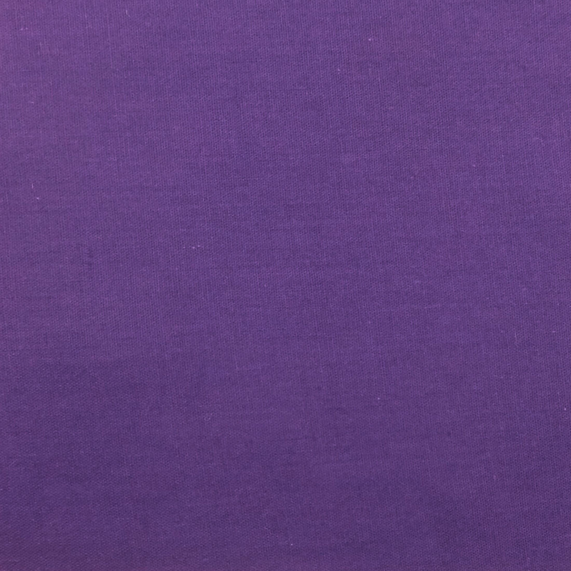 Shason Textile 4 Yard Cut Poly Cotton Fabric, Purple, 44" Wide for Craft & Quilting Projects