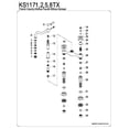 thumbnail image 2 of Kingston Brass French Country Double Handle 8" Centerset Kitchen Faucet without Sprayer, 2 of 4