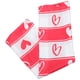 thumbnail image 4 of Cortina de ducha de poliéster con estampado de corazón para baño, 4 of 6