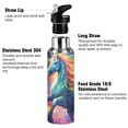 thumbnail image 2 of Unicorn Water Bottles Insulated Thermos Kids Stainless Steel Bottle with Straw Lid Flask Leakproof for Sports Gym 20 oz, 2 of 7