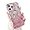 Pink, variant on Compatible with iPhone Case,Glitter Electro Plated Gradient Argyle Checkered Camera Lens Protection Soft Shockproof Cover Phone Case (Gold,iPhone 14 Pro Max)