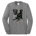 thumbnail image 2 of If It's Not a Black Lab It's Just a Dog Gift | Mens Dog Lover Long Sleeve T-Shirt, Heather Grey, 3XL, 2 of 3