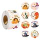 thumbnail image 1 of 500 pegatinas de Halloween para niños, bonitas pegatinas de esqueleto fantasma de Halloween, pegatinas redondas de Halloween, calcomanías de calabaza, pegatinas de sello redondo con sombrero mágico, 1 of 5