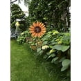 thumbnail image 5 of Linfevisi Metal Sunflower Garden Stakes Decor Outdoor Flower Yard Stakes Large Metal Sunflowers Yard Art Decorative Metal Flowers Garden Stakes Lawn Ornaments Garden Decor (36 Inches Tall) Yellow, 5 of 6