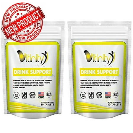 Anti Alcohol Drink Support Supplement - Craving Support, Liver Health, Reduce Intake Formula - Kudzu, Milk Thistle, Holy Basil, NAC for All Natural Detoxify, Gradual Reduction, and Stopping - 30 (Best Anti Aging Drink)