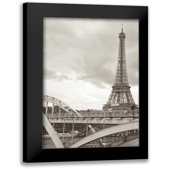 Millet, Karyn 11x14 Black Modern Framed Museum Art Print Titled - Eiffel Tower VI