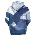 thumbnail image 3 of Hoodie Mens Midweight Office Men's Fashion Hoodies & Sweatshirts Long Sleeve Drawstring Hood with Pockets Navy L, 3 of 3