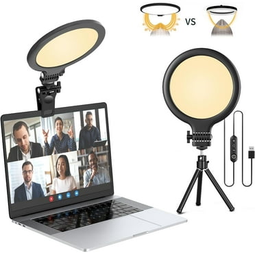 72 LED Ring Light for Computer, Video Conference Lighting Kit 3000k-6500K Dimmable Selfie Ring Light，6" Laptop Ring Light with Clip and Tripod for Zoom Meeting, Webcam Lighting, Online Learning